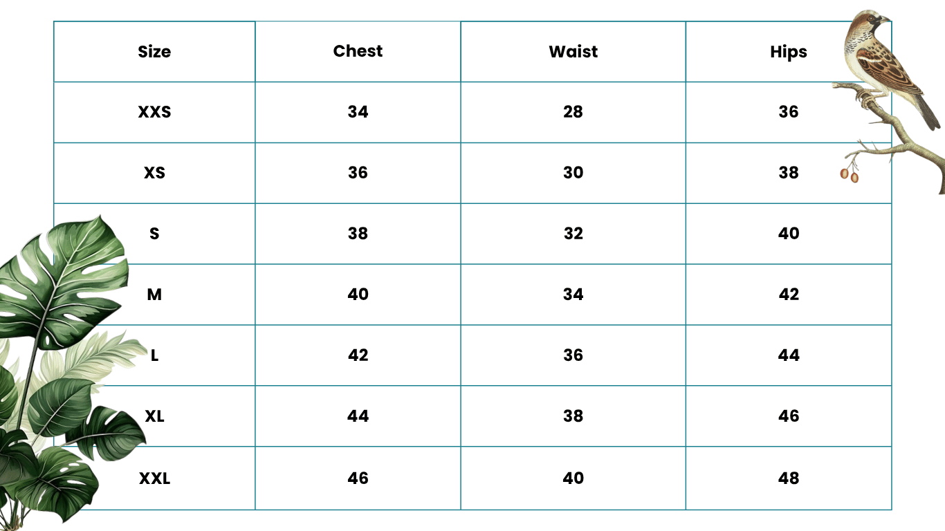 Men's Size Chart